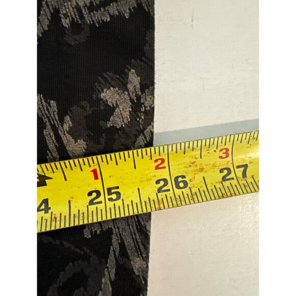 Chicos Fabulously Slimming Women Pants Sz 1.5 M Black Tan Tapestry Floral Ankle - Picture 9 of 11